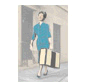 Image: Woman with Suitcase
